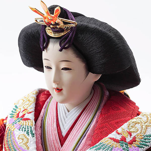 雛人形 久月 西陣織金襴 衣裳着 三五親王 収納親王飾り 詳細画像 久月 雛人形 西陣織金襴 衣裳着 三五親王 収納親王飾り 詳細画像
