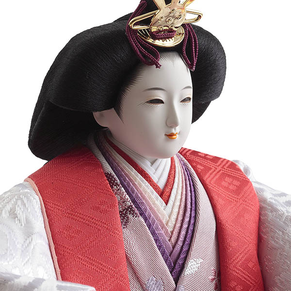 雛人形 久月 飯塚孝作 金駒刺繍 衣裳着 三五親王 平飾り 久月監製 詳細画像 久月 雛人形 飯塚孝作 金駒刺繍 衣裳着 三五親王 平飾り 久月監製 詳細画像