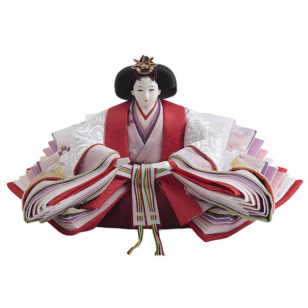 雛人形 久月 飯塚孝作 金駒刺繍 衣裳着 三五親王 平飾り 久月監製 詳細画像 久月 雛人形 飯塚孝作 金駒刺繍 衣裳着 三五親王 平飾り 久月監製 詳細画像