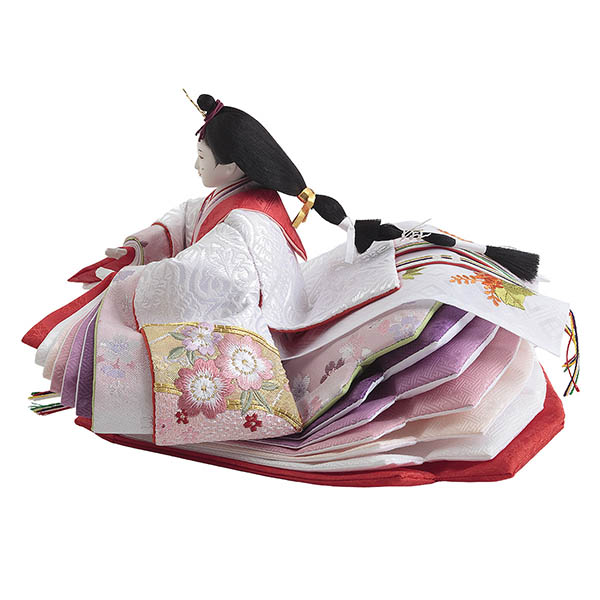 雛人形 久月 飯塚孝作 金駒刺繍 衣裳着 三五親王 平飾り 久月監製 詳細画像 久月 雛人形 飯塚孝作 金駒刺繍 衣裳着 三五親王 平飾り 久月監製 詳細画像