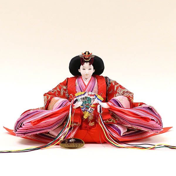 久月　 雛人形　二世光匠作 西陣織金襴 衣裳着 京十一番親王 平飾り 久月監製　詳細画像