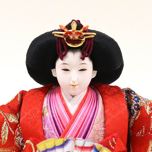 久月　 雛人形　二世光匠作 西陣織金襴 衣裳着 京十一番親王 平飾り 久月監製　詳細画像