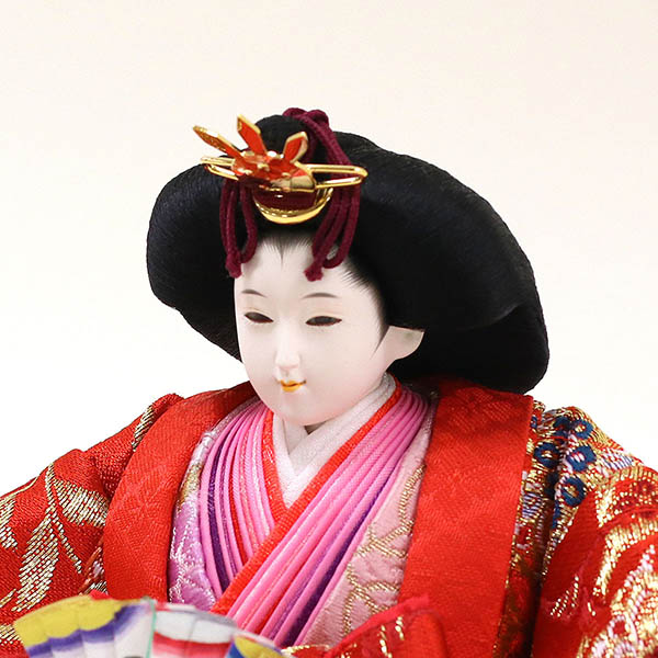 久月　 雛人形　二世光匠作 西陣織金襴 衣裳着 京十一番親王 平飾り 久月監製　詳細画像