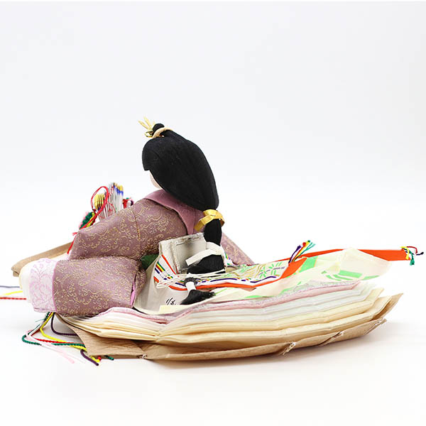 雛人形 久月 二世光匠作 正絹 衣裳着 京十二番親王 平飾り 白木 木目 久月監製 詳細画像 久月 雛人形 二世光匠作 正絹 衣裳着 京十二番親王 平飾り 白木 木目 久月監製 詳細画像