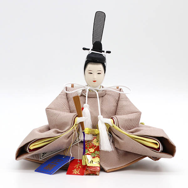 雛人形 久月 二世光匠作 正絹 衣裳着 京十二番親王 平飾り 白木 木目 久月監製 詳細画像 久月 雛人形 二世光匠作 正絹 衣裳着 京十二番親王 平飾り 白木 木目 久月監製 詳細画像