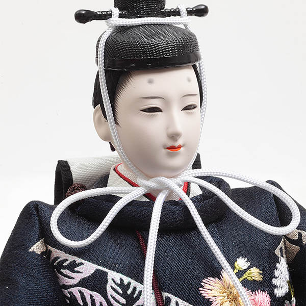 雛人形 久月 光園作 刺繍 衣裳着 芥子親王 平飾り リバーシブル屏風 久月監製 詳細画像 久月 雛人形 光園作 刺繍 衣裳着 芥子親王 平飾り リバーシブル屏風 久月監製 詳細画像