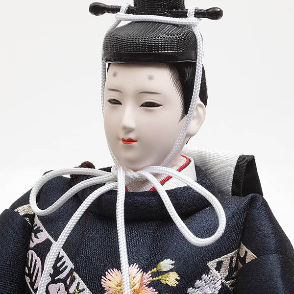 雛人形 久月 光園作 刺繍 衣裳着 芥子親王 平飾り リバーシブル屏風 久月監製 詳細画像 久月 雛人形 光園作 刺繍 衣裳着 芥子親王 平飾り リバーシブル屏風 久月監製 詳細画像