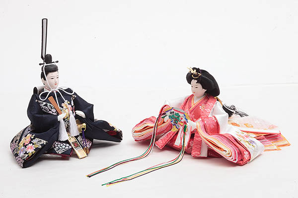 雛人形 久月 光園作 刺繍 衣裳着 芥子親王 平飾り リバーシブル屏風 久月監製 詳細画像 久月 雛人形 光園作 刺繍 衣裳着 芥子親王 平飾り リバーシブル屏風 久月監製 詳細画像