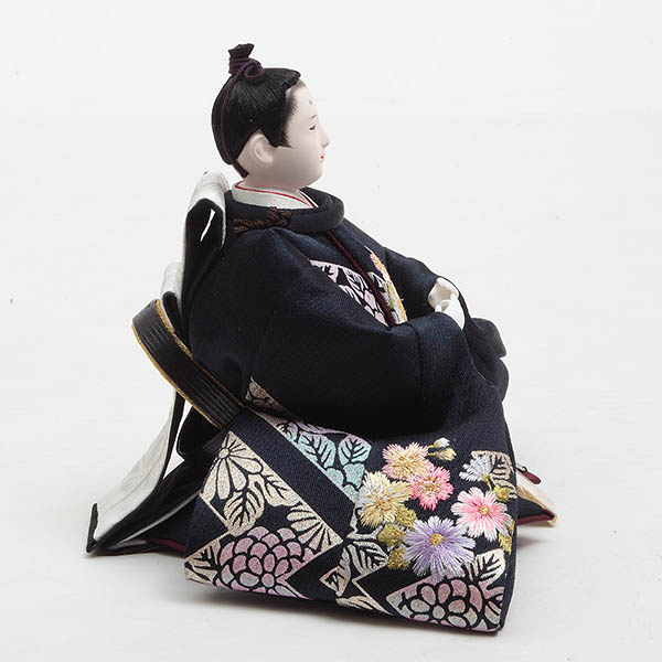 雛人形 久月 光園作 刺繍 衣裳着 芥子親王 平飾り リバーシブル屏風 久月監製 詳細画像 久月 雛人形 光園作 刺繍 衣裳着 芥子親王 平飾り リバーシブル屏風 久月監製 詳細画像