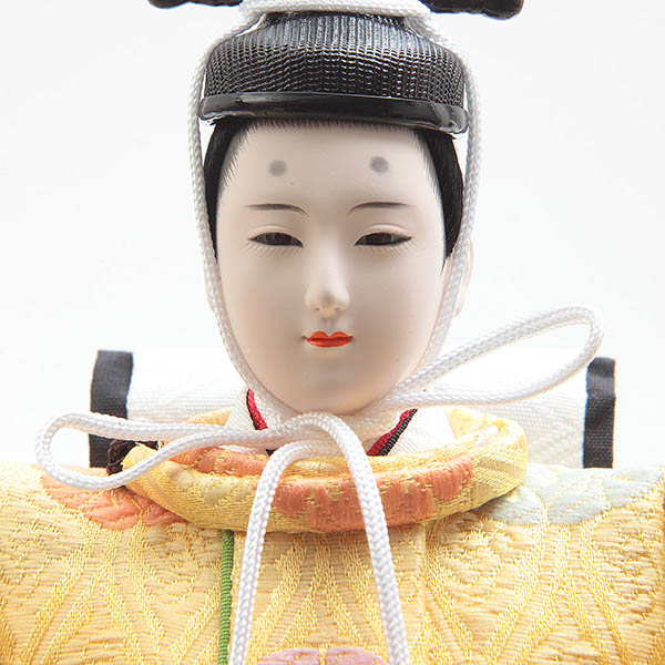 久月　 雛人形　光園作 衣裳着 小三五親王 平飾り 花がすみ 久月監製　詳細画像