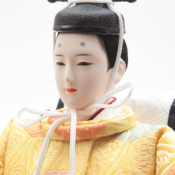 久月　 雛人形　光園作 衣裳着 小三五親王 平飾り 花がすみ 久月監製　詳細画像