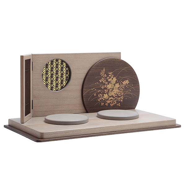 久月　 雛人形　光園作 衣裳着 小三五親王 平飾り 花がすみ 久月監製　詳細画像