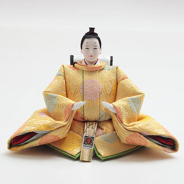 久月　 雛人形　光園作 衣裳着 小三五親王 平飾り 花がすみ 久月監製　詳細画像