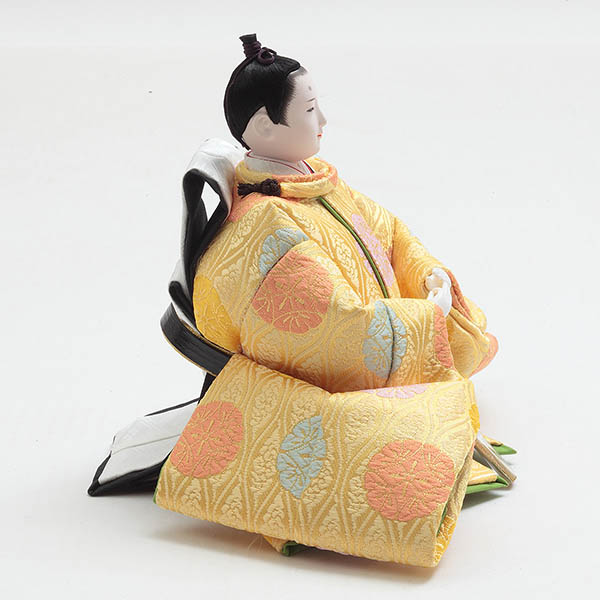 久月　 雛人形　光園作 衣裳着 小三五親王 平飾り 花がすみ 久月監製　詳細画像