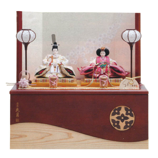 久月作 着付 藤佳 結 春 うらら 衣裳着 京十二番親王 収納親王飾り 【D-5】