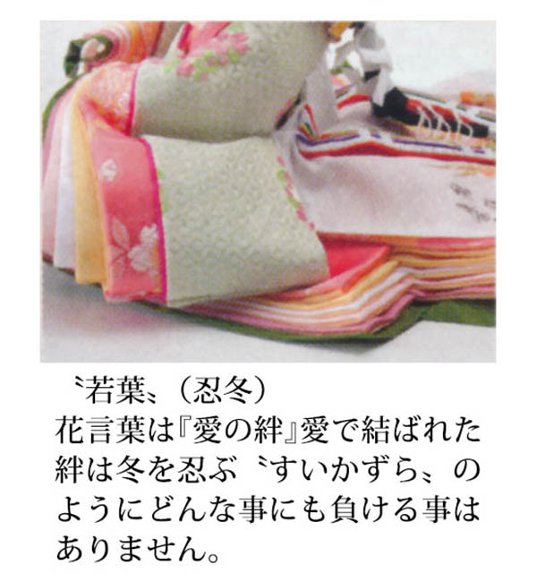 雛人形 久月 久月作 着付 藤佳 結 夏 若葉 衣裳着 京十二番親王 収納親王飾り 詳細画像 久月 雛人形 久月作 着付 藤佳 結 夏 若葉 衣裳着 京十二番親王 収納親王飾り 詳細画像