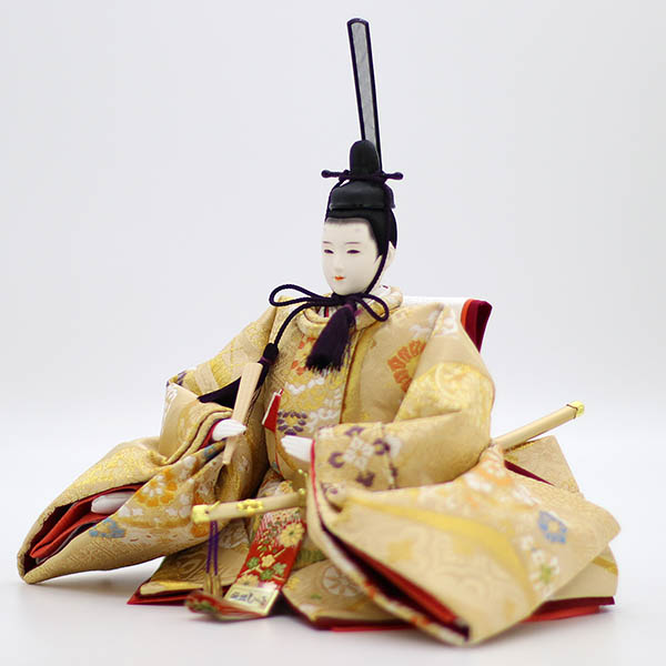 久月　 雛人形　久月作 平安三賢女付 雛の詩 衣裳着 収納三段飾り 京十番親王 芥子官女 五人 駿河古典蒔絵 引き出し式収納箱　詳細画像