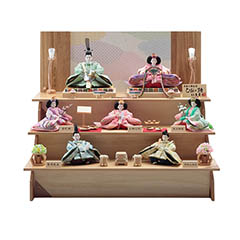 雛人形 | 久月作雛人形 | 段飾り | 雛人形、五月人形、こいのぼり、盆