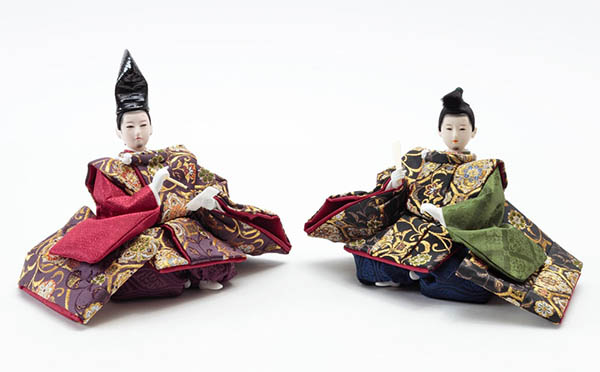 久月　 雛人形　久月作 平安三賢女 歌人付 雛の詩 段織 衣裳着 小十番親王 小三五五人 七人揃い 四段飾り 簡単組み立て 駿河古典蒔絵　詳細画像