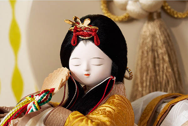 雛人形 久月 レトロ 衣裳着 親王飾り 詳細画像 久月 雛人形 レトロ 衣裳着 親王飾り 詳細画像