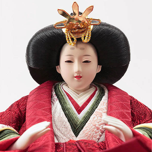 雛人形 久月 銘木 栃 衣裳着 小芥子親王 収納親王飾り 詳細画像 久月 雛人形 銘木 栃 衣裳着 小芥子親王 収納親王飾り 詳細画像