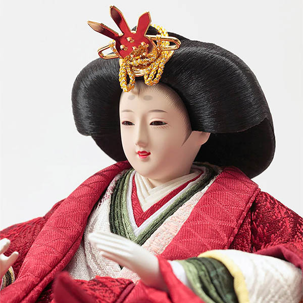 雛人形 久月 銘木 栃 衣裳着 小芥子親王 収納親王飾り 詳細画像 久月 雛人形 銘木 栃 衣裳着 小芥子親王 収納親王飾り 詳細画像