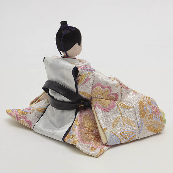 久月　 雛人形　銘木 檜 衣裳着 小芥子親王 収納親王飾り　詳細画像