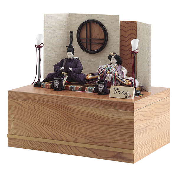 雛人形 久月 着付 光園 銘木 屋久杉 衣裳着 柳親王 収納親王飾り 詳細画像 久月 雛人形 着付 光園 銘木 屋久杉 衣裳着 柳親王 収納親王飾り 詳細画像