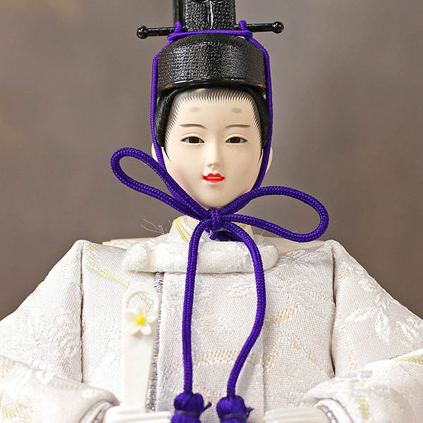 久月　 雛人形　久月 衣裳着 ケース入り 親王飾り 小芥子親王 アクリルケース飾り　詳細画像