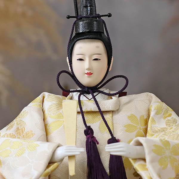 久月　 雛人形　久月 衣裳着 ケース入り 親王飾り 芥子親王 アクリルケース飾り　詳細画像