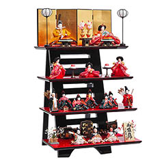 雛人形 | 久月作雛人形 | 段飾り | 雛人形、五月人形、こいのぼり、盆