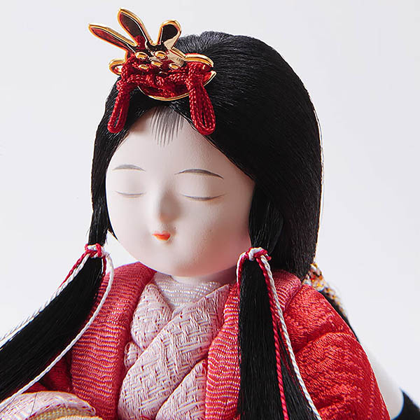 雛人形 久月 新井久夫作 優里雛 木目込み 親王飾り 久月監製 詳細画像 久月 雛人形 新井久夫作 優里雛 木目込み 親王飾り 久月監製 詳細画像