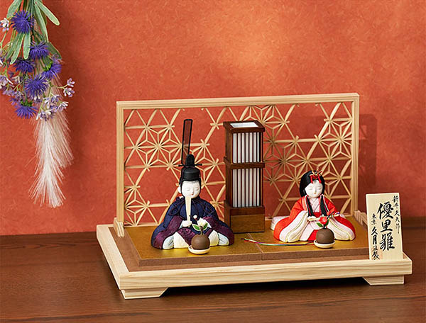 雛人形 久月 新井久夫作 優里雛 木目込み 親王飾り 久月監製 詳細画像 久月 雛人形 新井久夫作 優里雛 木目込み 親王飾り 久月監製 詳細画像