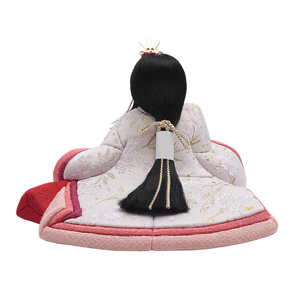 久月　 雛人形　新井久夫作 優美雛 木目込み 収納親王飾り 久月監製　詳細画像