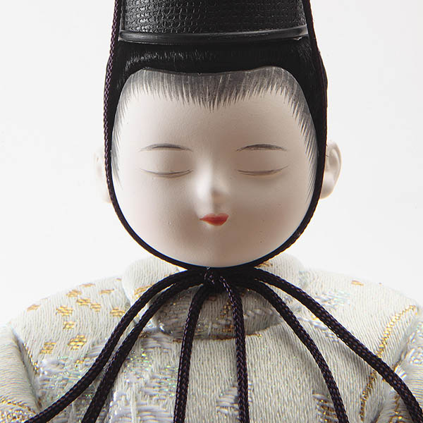 久月　 雛人形　新井久夫作 優美雛 木目込み 収納親王飾り 久月監製　詳細画像