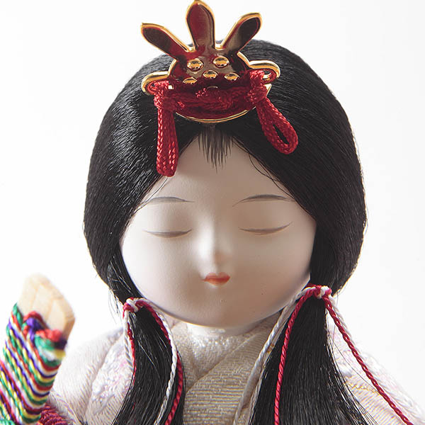 久月　 雛人形　新井久夫作 優美雛 木目込み 収納親王飾り 久月監製　詳細画像