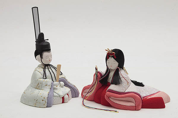 久月　 雛人形　新井久夫作 優美雛 木目込み 収納親王飾り 久月監製　詳細画像