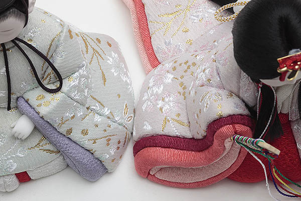 久月　 雛人形　新井久夫作 優美雛 木目込み 収納親王飾り 久月監製　詳細画像