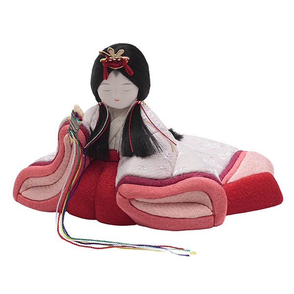 久月　 雛人形　新井久夫作 優美雛 木目込み 収納親王飾り 久月監製　詳細画像