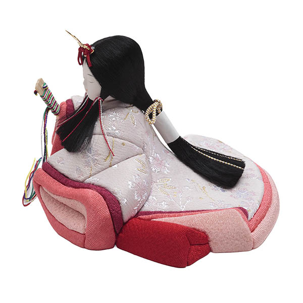 久月　 雛人形　新井久夫作 優美雛 木目込み 収納親王飾り 久月監製　詳細画像