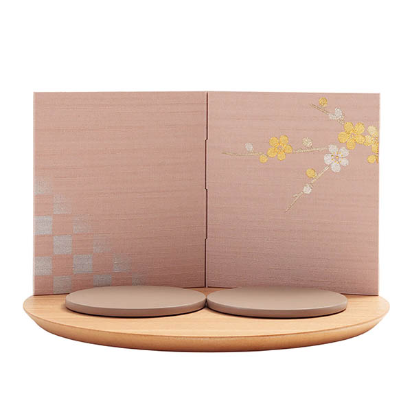 久月　 雛人形　 久月作 ほのか 木目込み 新井久夫 小春雛 親王飾り 刺繍　詳細画像