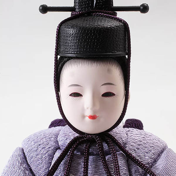 久月　 雛人形　 久月作 ほのか 木目込み 新井久夫 小春雛 親王飾り 刺繍　詳細画像