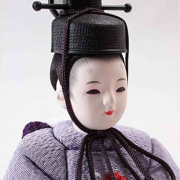 久月　 雛人形　 久月作 ほのか 木目込み 新井久夫 小春雛 親王飾り 刺繍　詳細画像