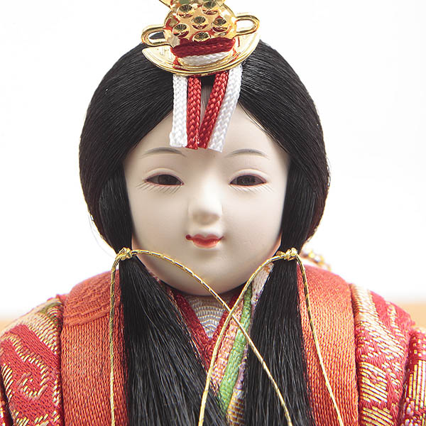 久月　 雛人形　久月作 木目込み 木村綾 ほのか 彩乃雛 収納親王飾り　詳細画像