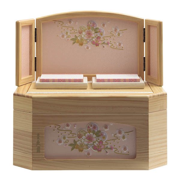 久月　 雛人形　久月作 木目込み 木村綾 ほのか 彩乃雛 収納親王飾り　詳細画像