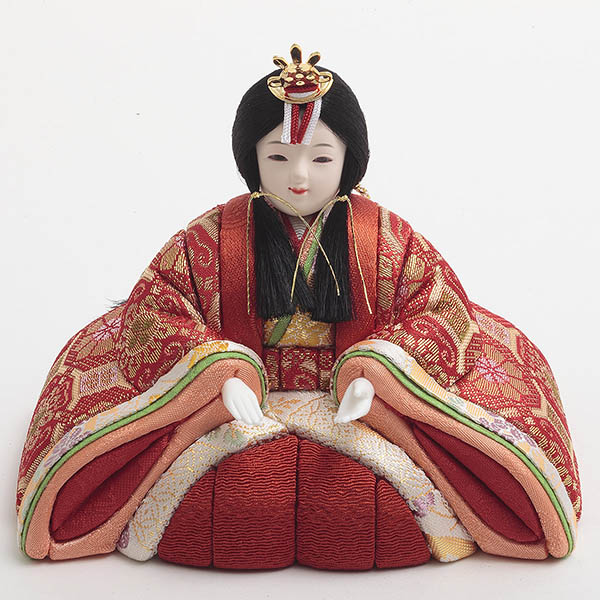久月　 雛人形　久月作 木目込み 木村綾 ほのか 彩乃雛 収納親王飾り　詳細画像