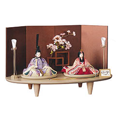 雛人形: 久月作 木目込み 木村綾 ほのか 星羅雛 親王飾り 【D-84】