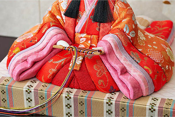 久月　 雛人形　久月作 ほのか 木目込み 真多呂 美紗雛 親王飾り 正絹　詳細画像