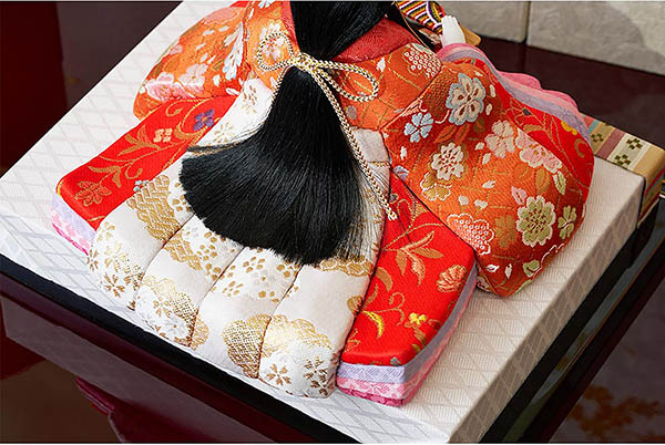 久月　 雛人形　久月作 ほのか 木目込み 真多呂 美紗雛 親王飾り 正絹　詳細画像