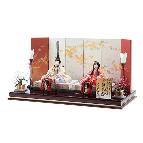 久月　 雛人形　久月作 ほのか 木目込み 真多呂 美紗雛 親王飾り 正絹　詳細画像